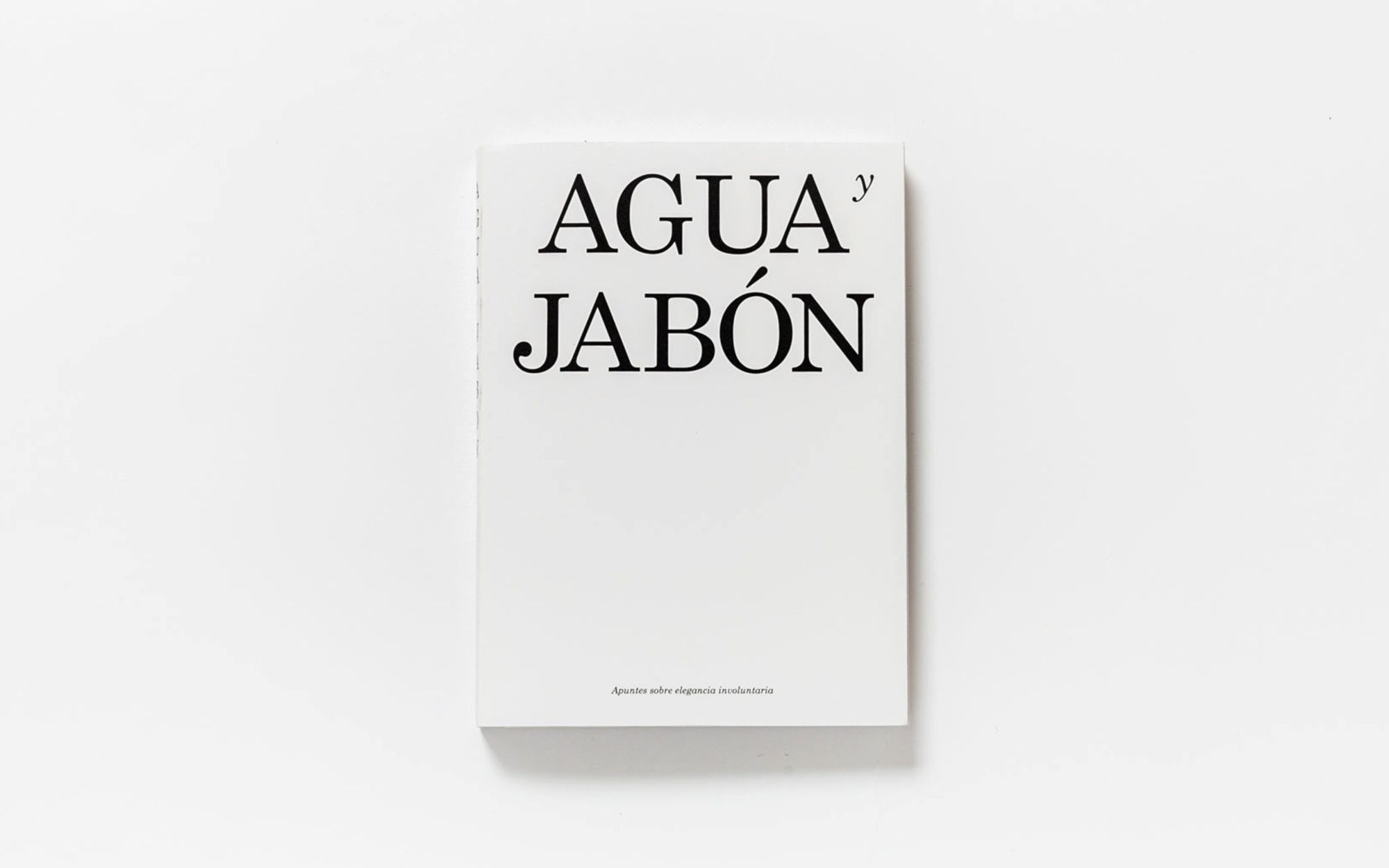 Agua y Jabón — Editorial Design