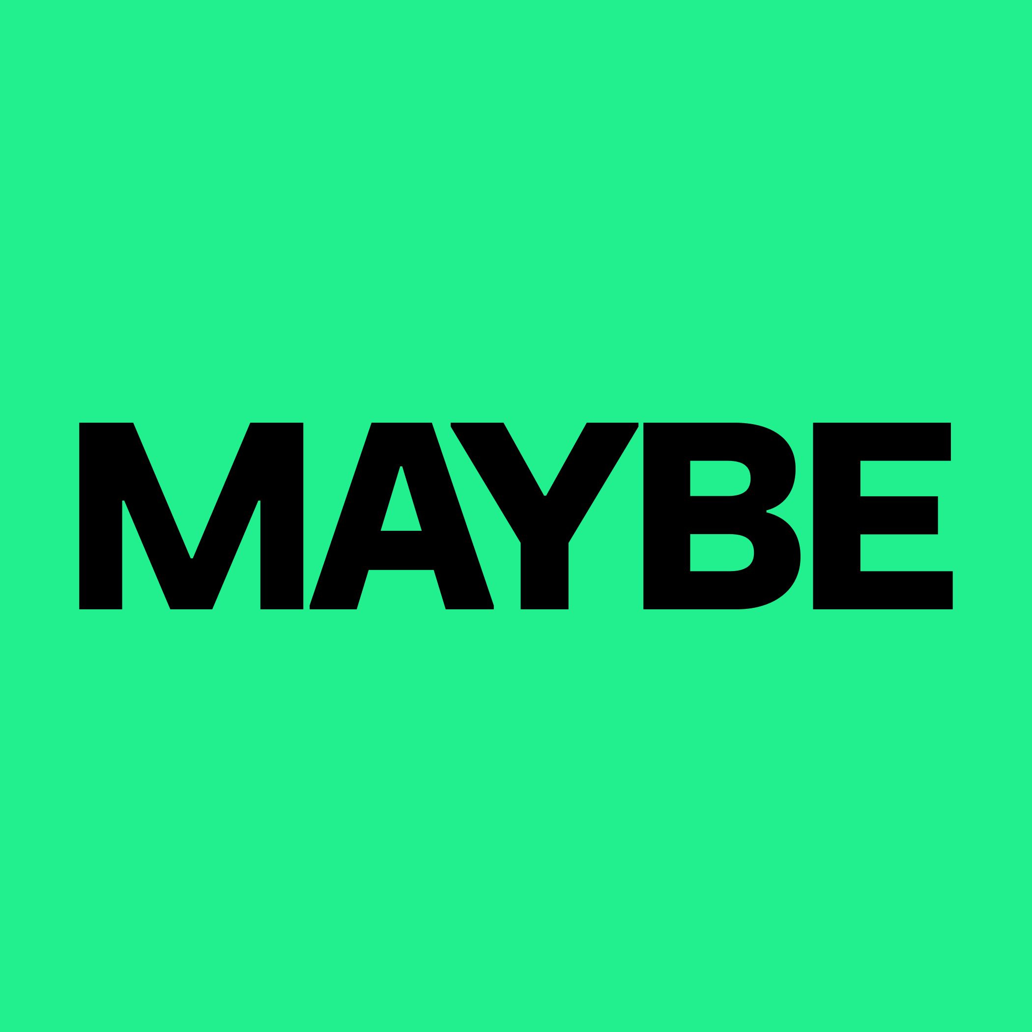 MAYBE — Identity and website